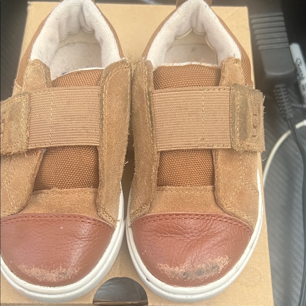 UGG Tan and Brown Kids Sneakers